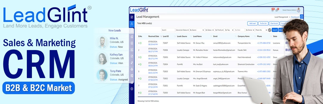LeadGlint crm platfrom